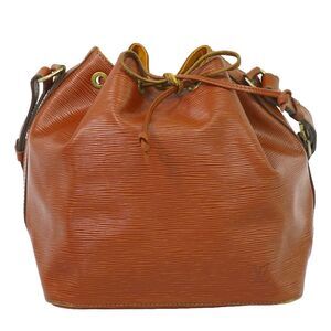 Louis Vuitton LV Epi Leather Shoulder Bag Kenya Brown